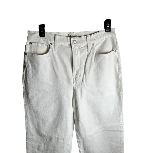 MADEWELL JEANS THE PERFECT VINTAGE WIDE-LEG CROP JEAN - WOMENS 32 WHITE - Picture 8 of 8